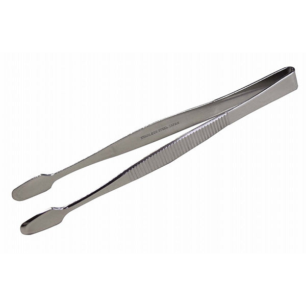 ピンセット幅広先薄型128mm 343257