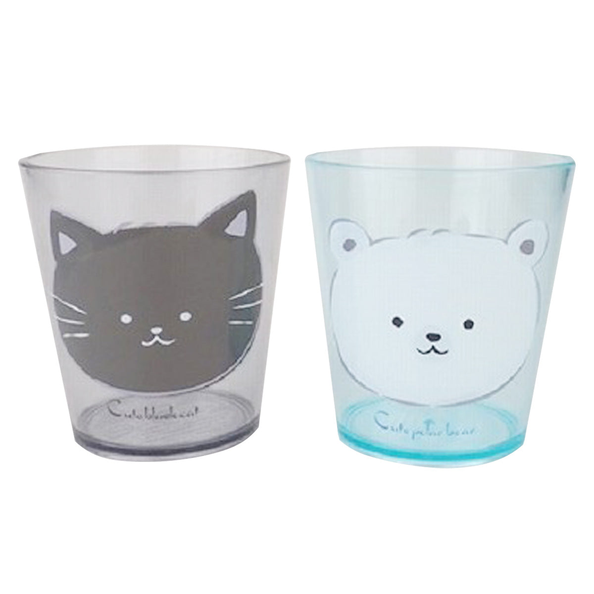 【OUTLET】プラコップ アニマル シロクマ・クロネコ 343368