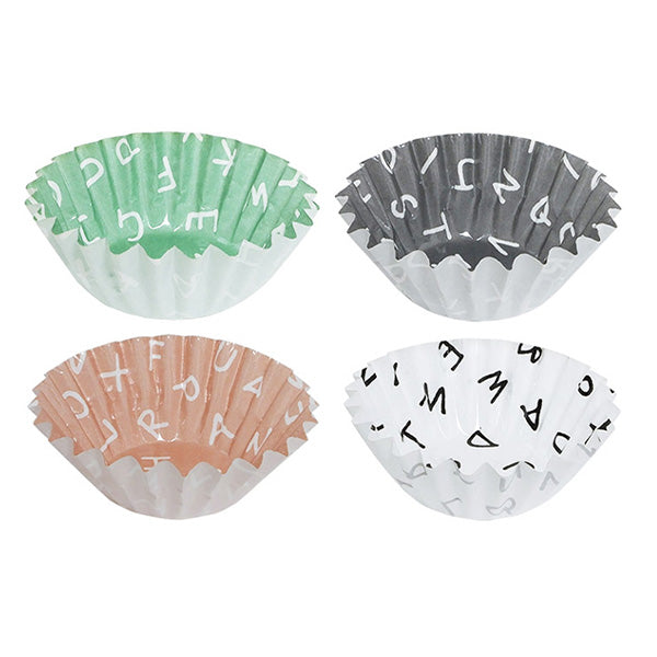 お弁当カップ 徳用おかずカップ英字柄 8号 64枚 343429