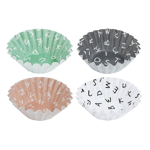 お弁当カップ 徳用おかずカップ英字柄 9号 40枚 343430