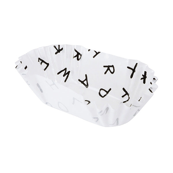 お弁当カップ 徳用おかずカップ英字柄小判 40枚 343431