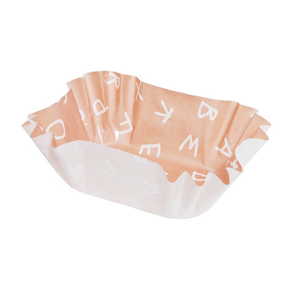 お弁当カップ 徳用おかずカップ英字柄角小 28枚 343432