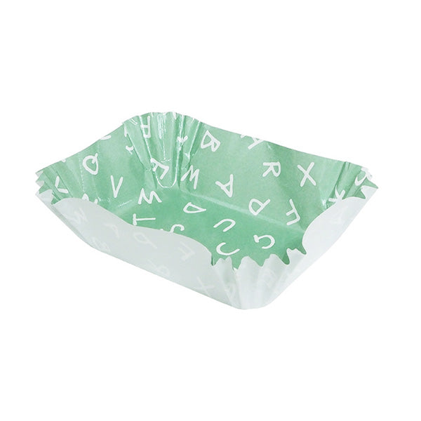 お弁当カップ 徳用おかずカップ英字柄角型特大 16枚 343433