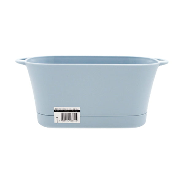 植木鉢 プランター フラワーポット バスケットプランター ブルーグレー 343603