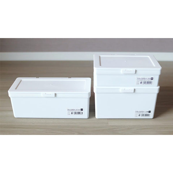 収納ボックス フタがとまるケース ワイド W 344037