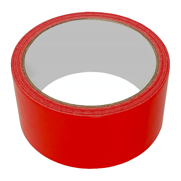 【OUTLET】布カラー粘着テープ 赤 344339