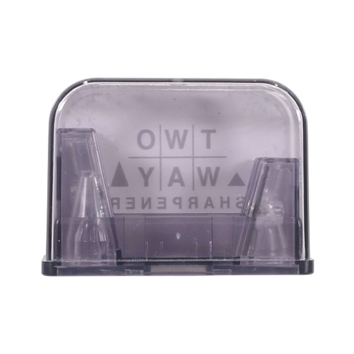 クツワ 鉛筆削り 手動 2WAYシャープナー ブラック 344442