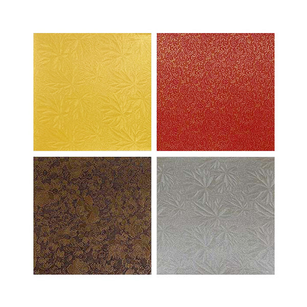 デザインペーパー 12枚入 和風花柄 ラッピング 工作 DIY 344517