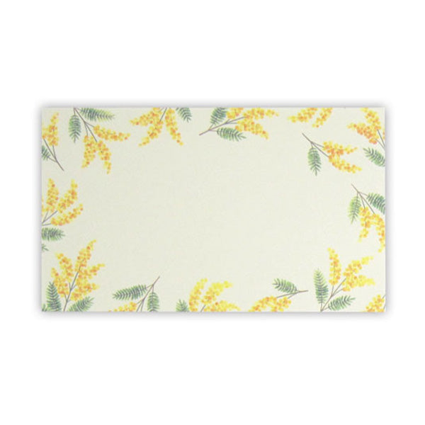 ミニカード メッセージカード 花柄 かわいい お礼 送迎会 卒業式 フルラージュ ミニカード 30枚 55×91mm 344663