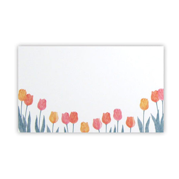 ミニカード メッセージカード 花柄 かわいい お礼 送迎会 卒業式 フルラージュ ミニカード 30枚 55×91mm 344663