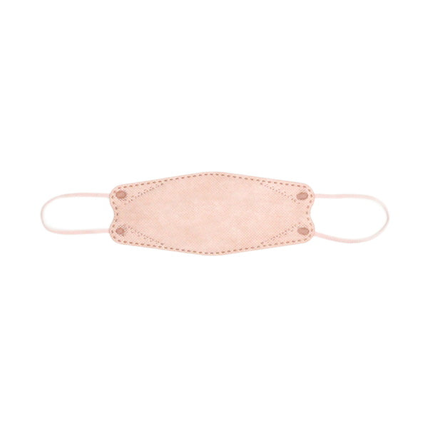 ダイヤモンド型マスク カラーマスク 子供用 5枚入 ペールピンク 344694