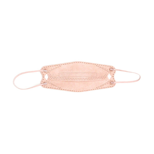 ダイヤモンド型マスク カラーマスク 子供用 5枚入 ペールピンク 344694