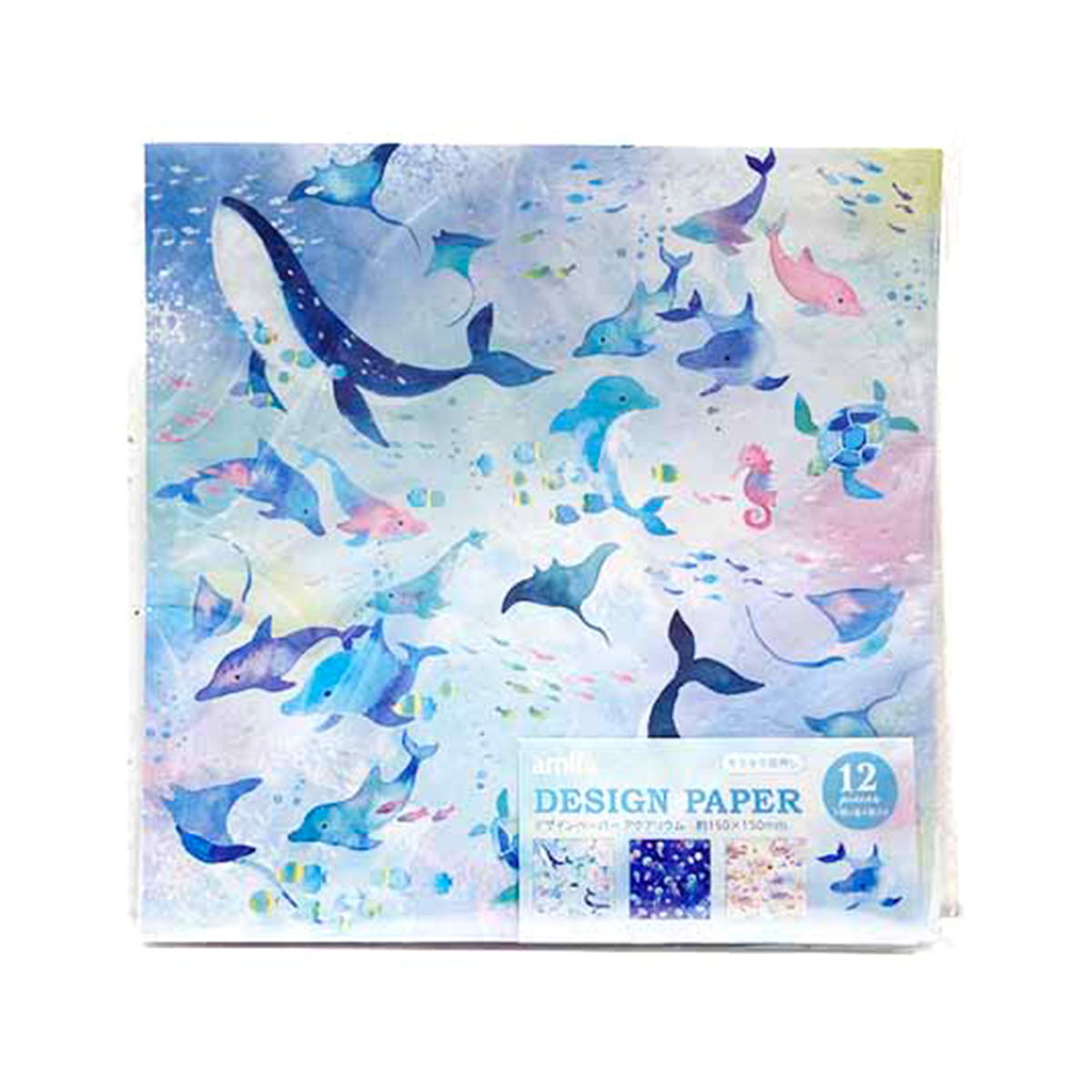 デザインペーパー12P アクアリウム 344988