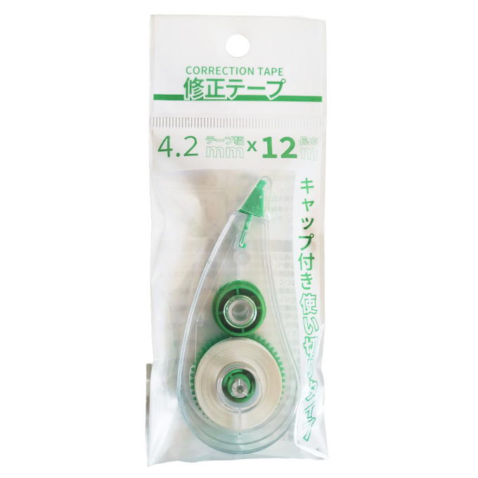 修正テープ 4.2mm×12m 345087