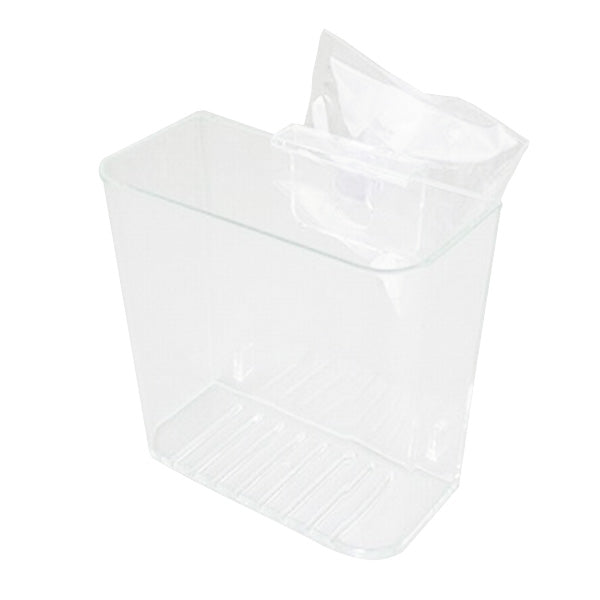 カトラリー収納 カトラリーボックス カトラリーケース 吸盤付き カトラリーポケット ワイド透明 345431