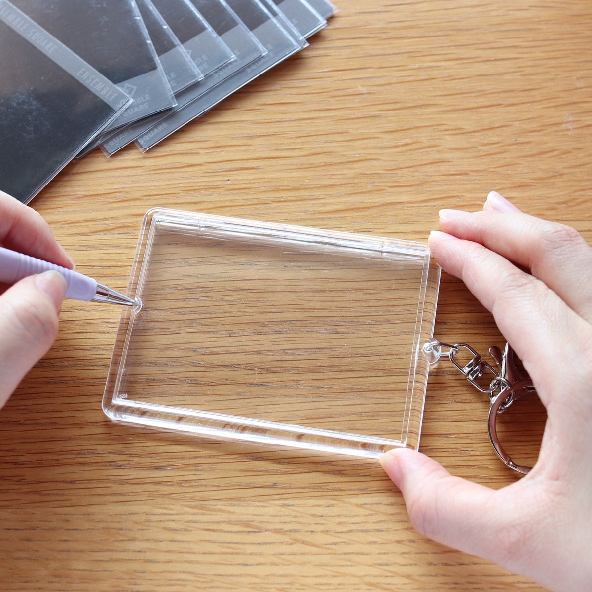 推しキーホルダー フォトキーホルダー トレカサイズ 345477