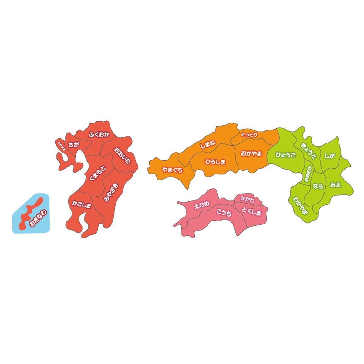 知育パズル ダイカットマグネット にほんちず 345650