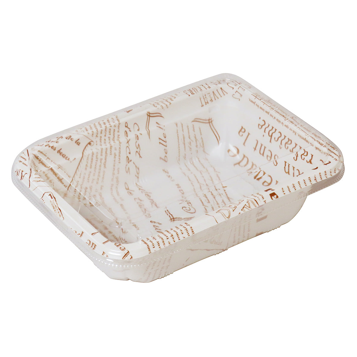 フードパック ランチボックス フードランチパック フレンチ柄 M 3枚 345772