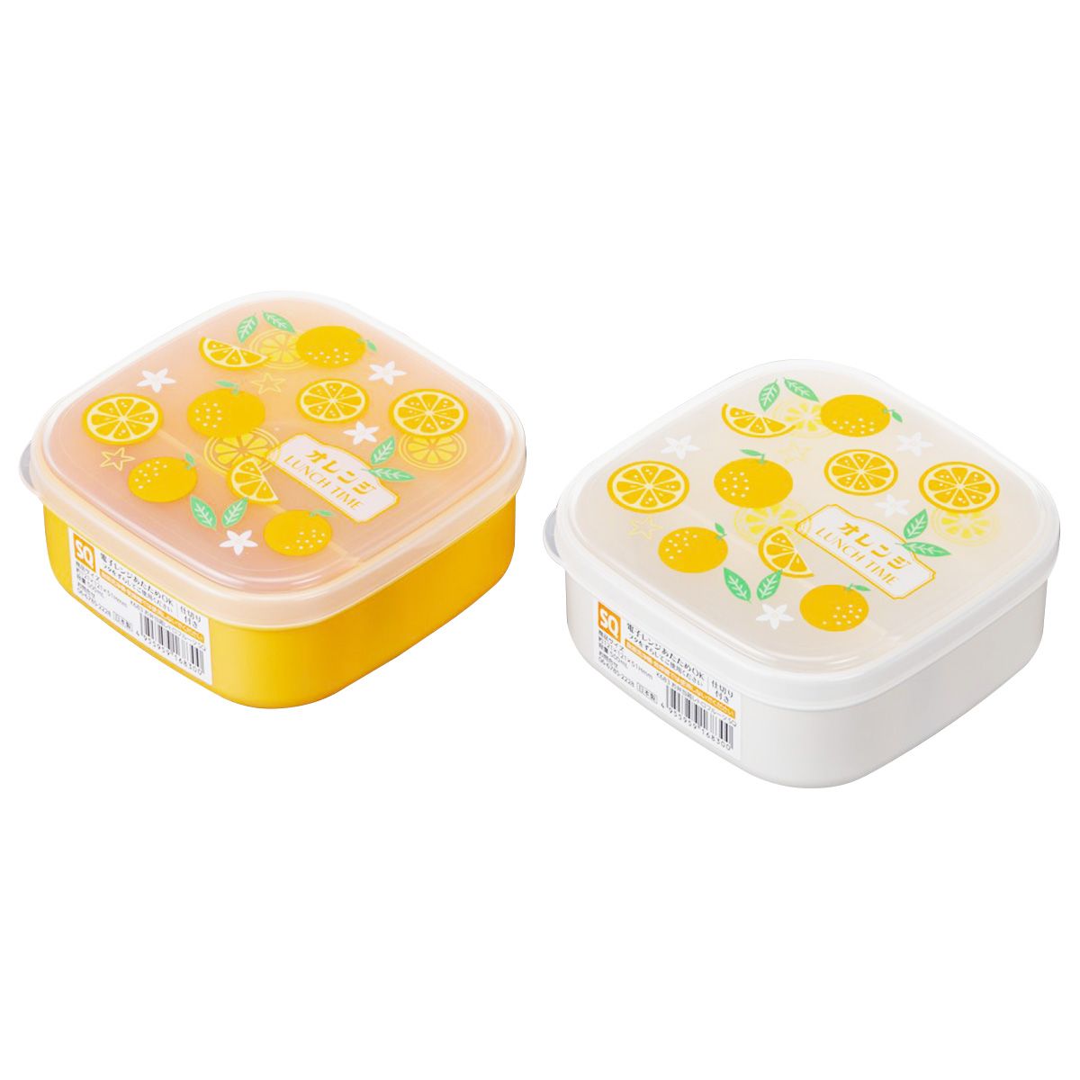 お弁当箱 ランチボックス レトロフルーツ スクエア 345782