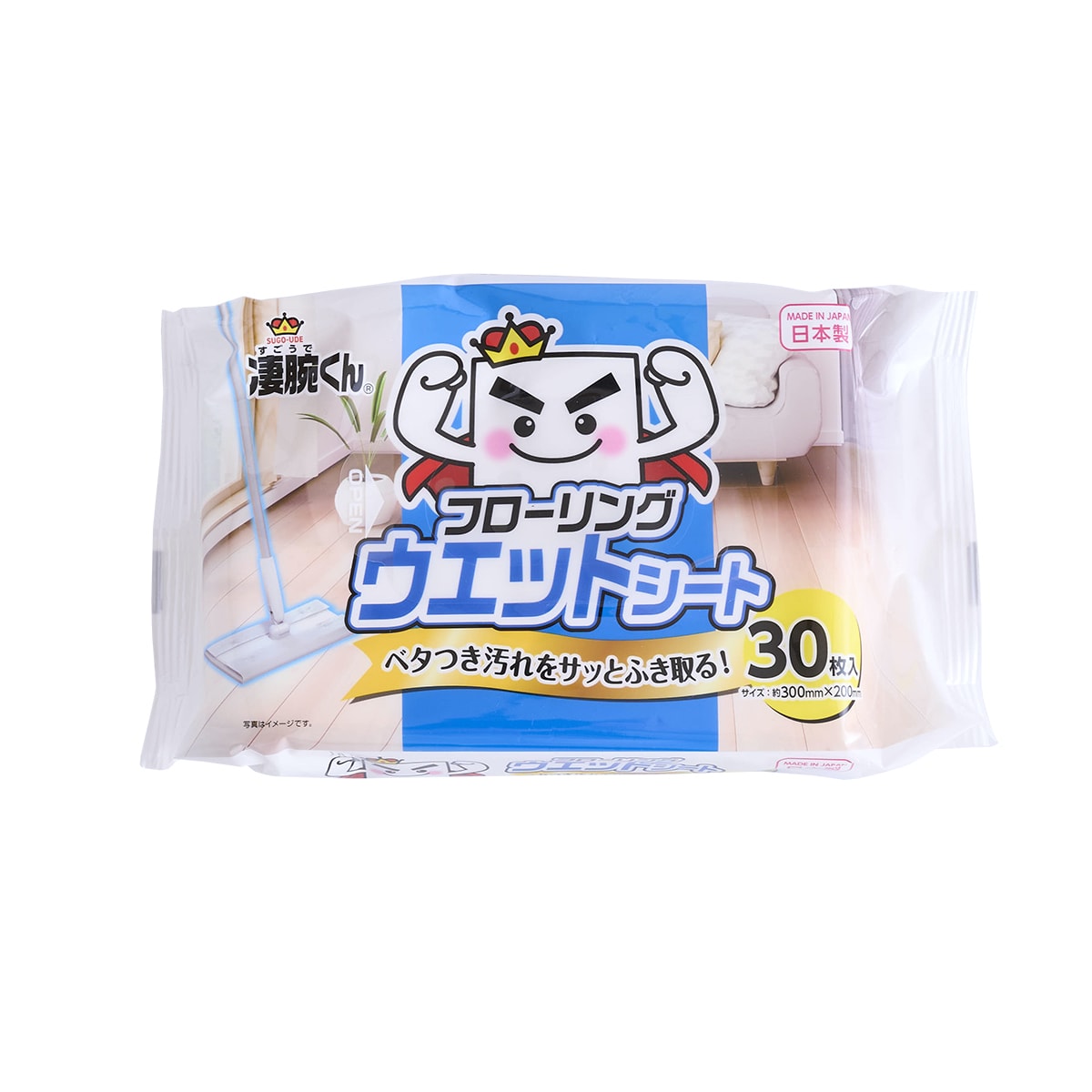 凄腕くん フローリング取替えシート ウェット30枚 346294