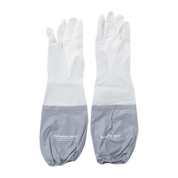 ゴム手袋 ゴム手 ズレにくい :46cm ロング丈 肘までタイプ 346332