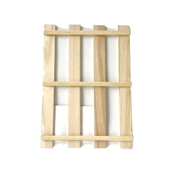 簀 スノコ 簀 桐すのこ 中 4本板 約35×25×1.7cm 346533