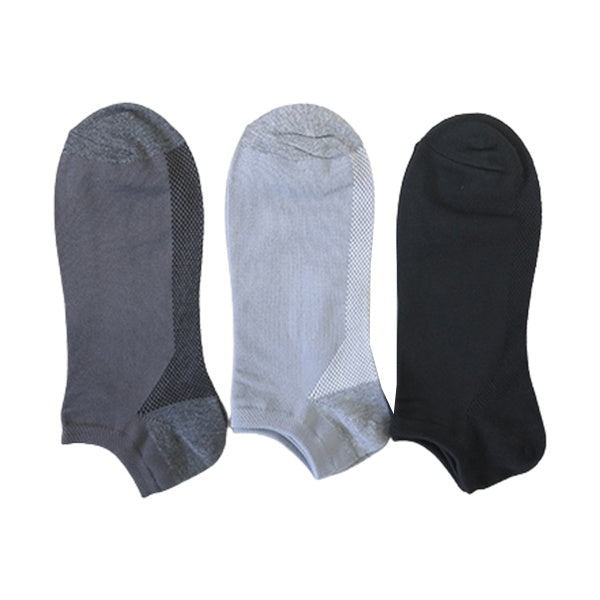 【OUTLET】靴下 ソックス メンズ 紳士 男性 紳士底メッシュスニーカー/WJ-707 25-27cm 346664