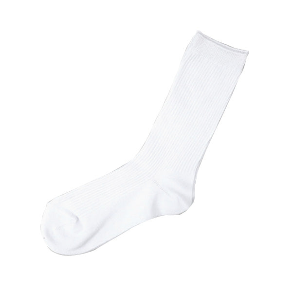 靴下 ソックス レディース 婦人 リブソックス 23-25cm 白/AS9030 346720