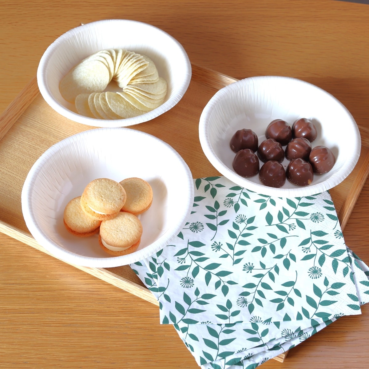 紙ボウル WAペーパーボウル410ml 8P 346951