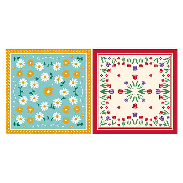 ペーパーナプキン 15P レトロフラワー 346968