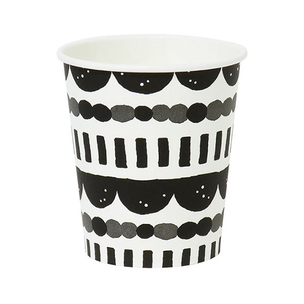 【在庫限り】紙コップ ペーパーカップ 北欧フラワー柄 205ml 20個 347030