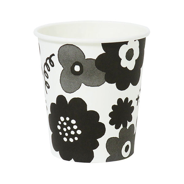 【在庫限り】紙コップ ペーパーカップ 北欧フラワー柄 205ml 20個 347030