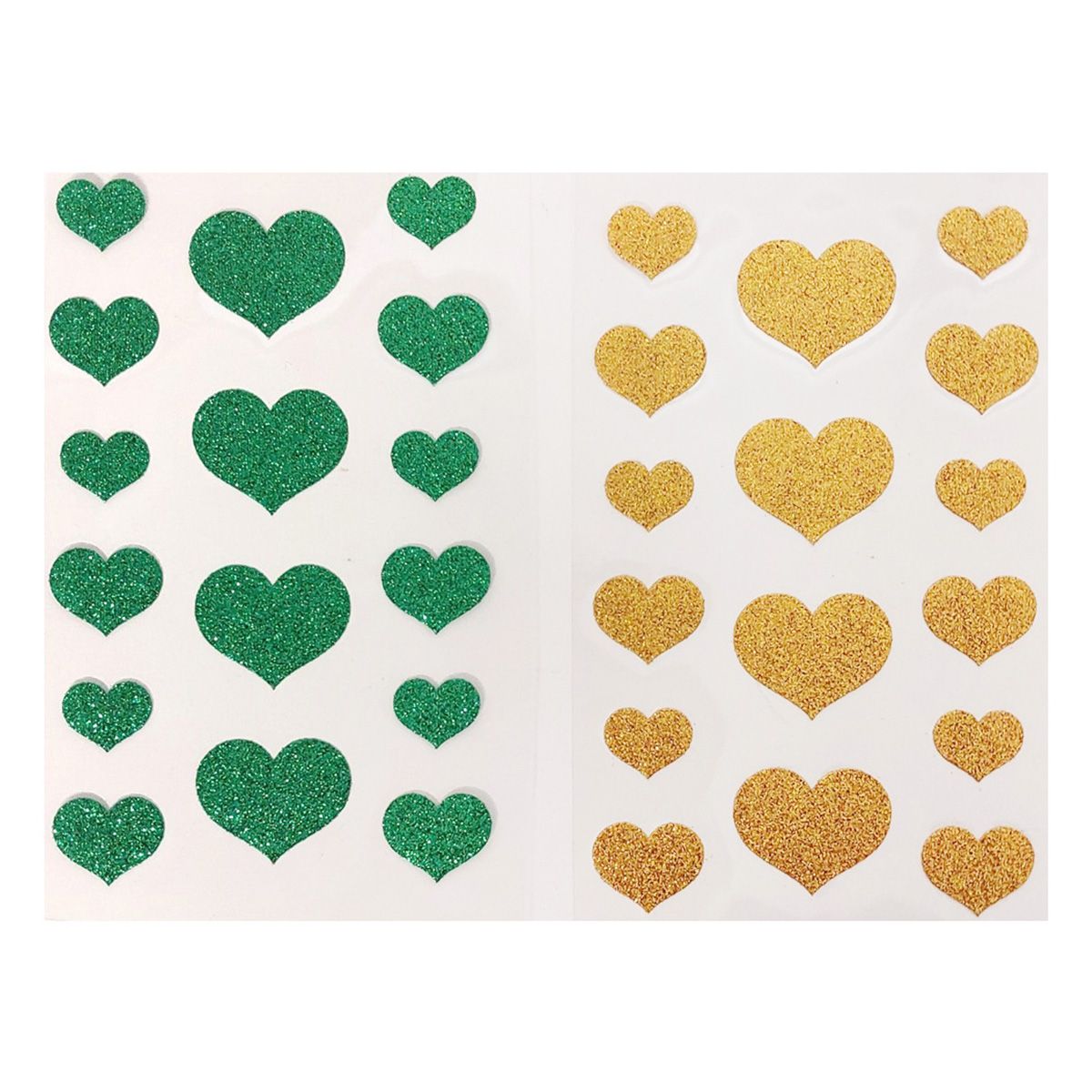 推し色うちわデコレーションシール 緑・黄 347191