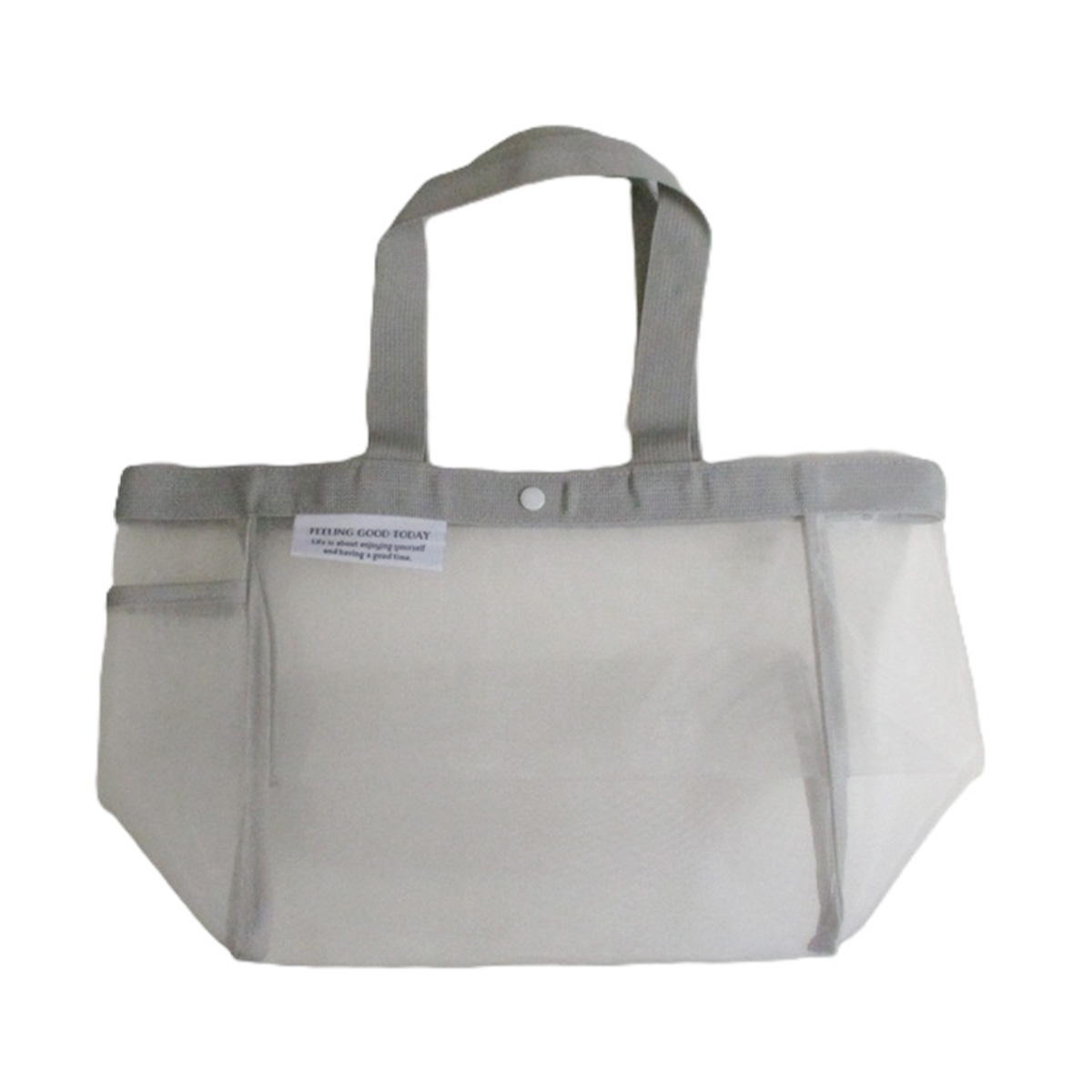 メッシュサブバッグ舟形サイドポケットGY 347356