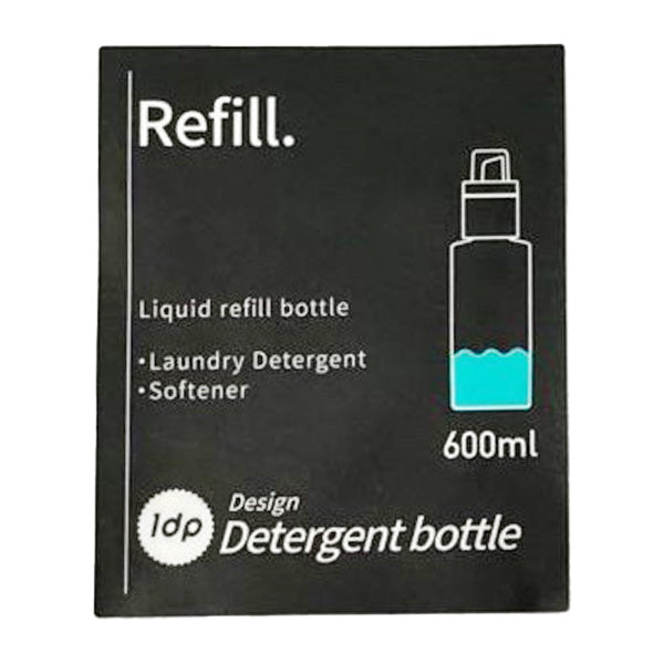 1dp液体洗剤ボトル 詰め替え容器 600m グレー 347358