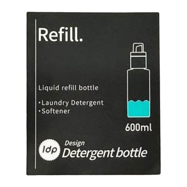1dp液体洗剤ボトル 詰め替え容器 600ml アンバー 347359