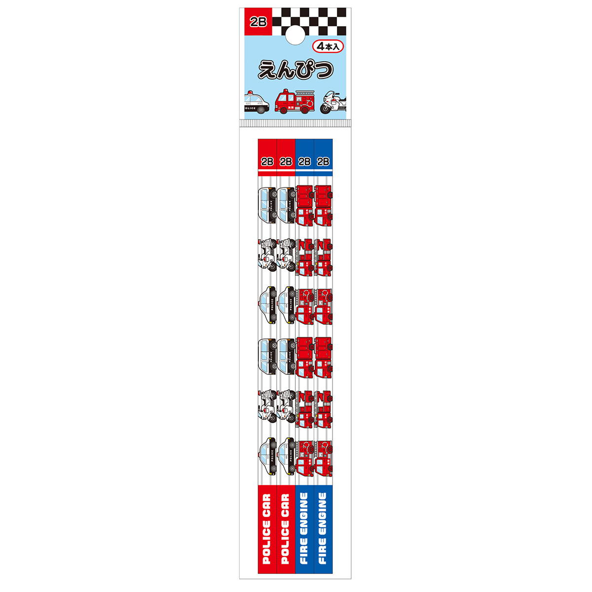 えんぴつ2B4P のりもの 347459