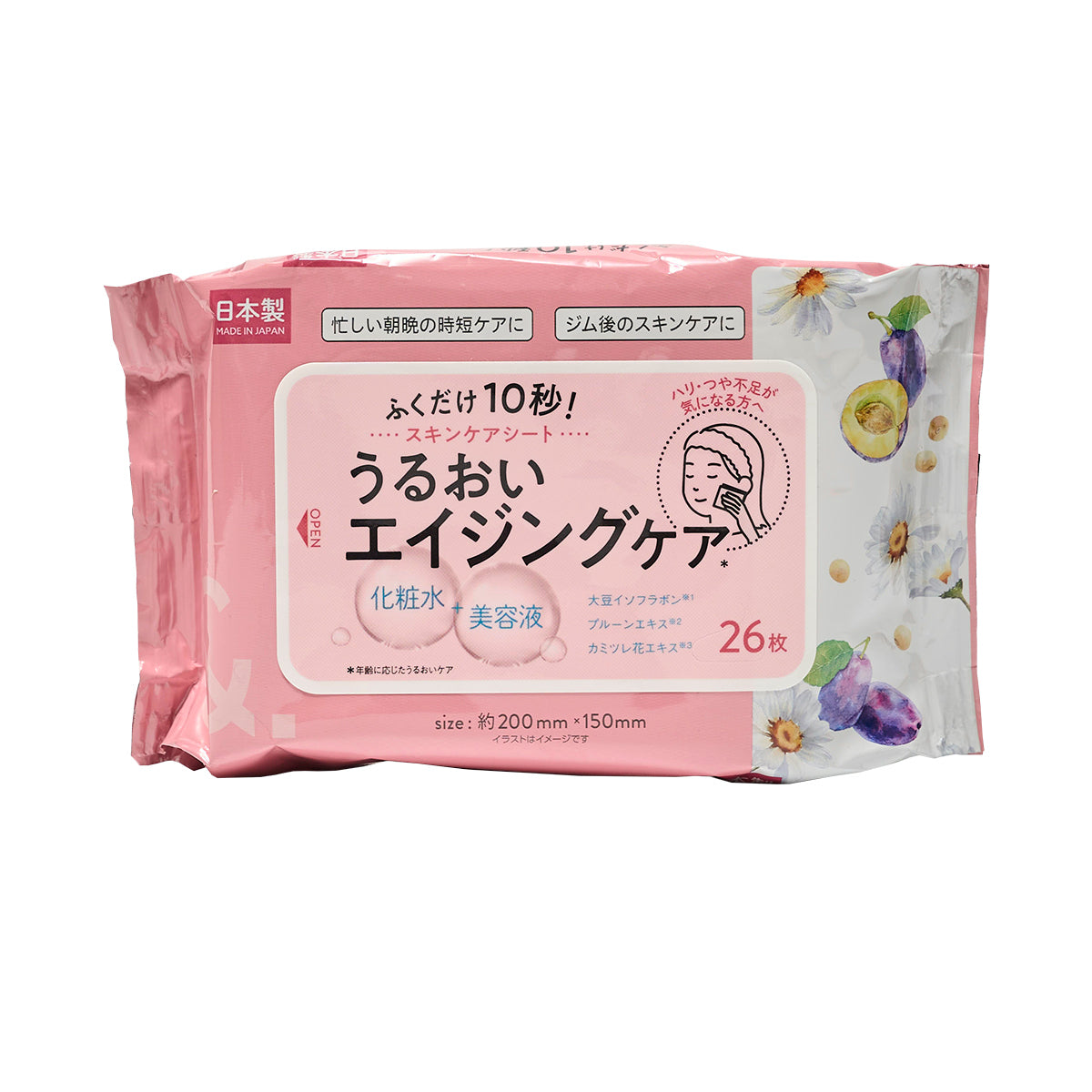 &.スキンケアシート エイジングケア 26枚入り 347545