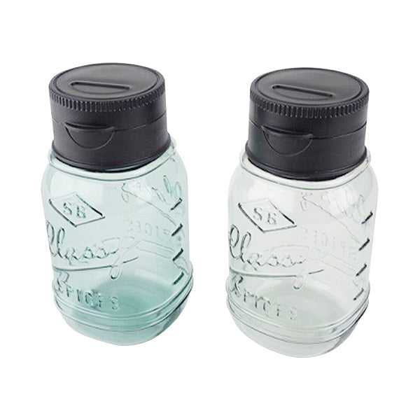 スパイスボトル おしゃれ 調味料入れ 調味料ボトル ガラス風スパイスボトル 1穴 160ml 347579