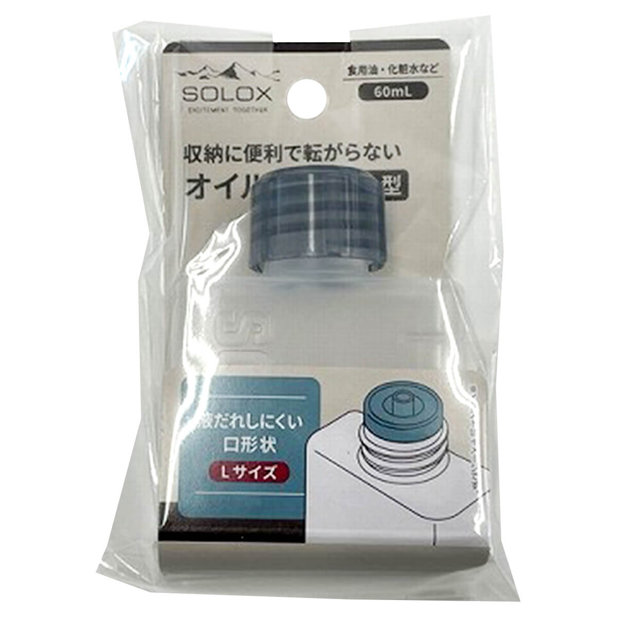 SOLOX 液体調味料ボトルL キャンプ アウトドア 347780