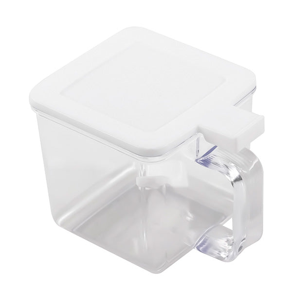 【在庫限り】調味料入れ スマートポット360(スプーン付) ホワイト 347807