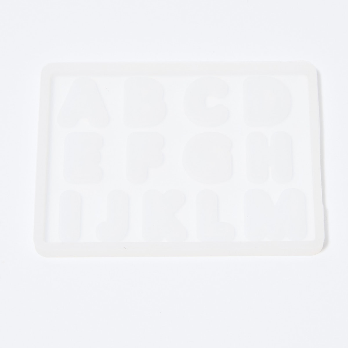 レジン型 DE-911 シリコンモールド アルファベット 大 347936