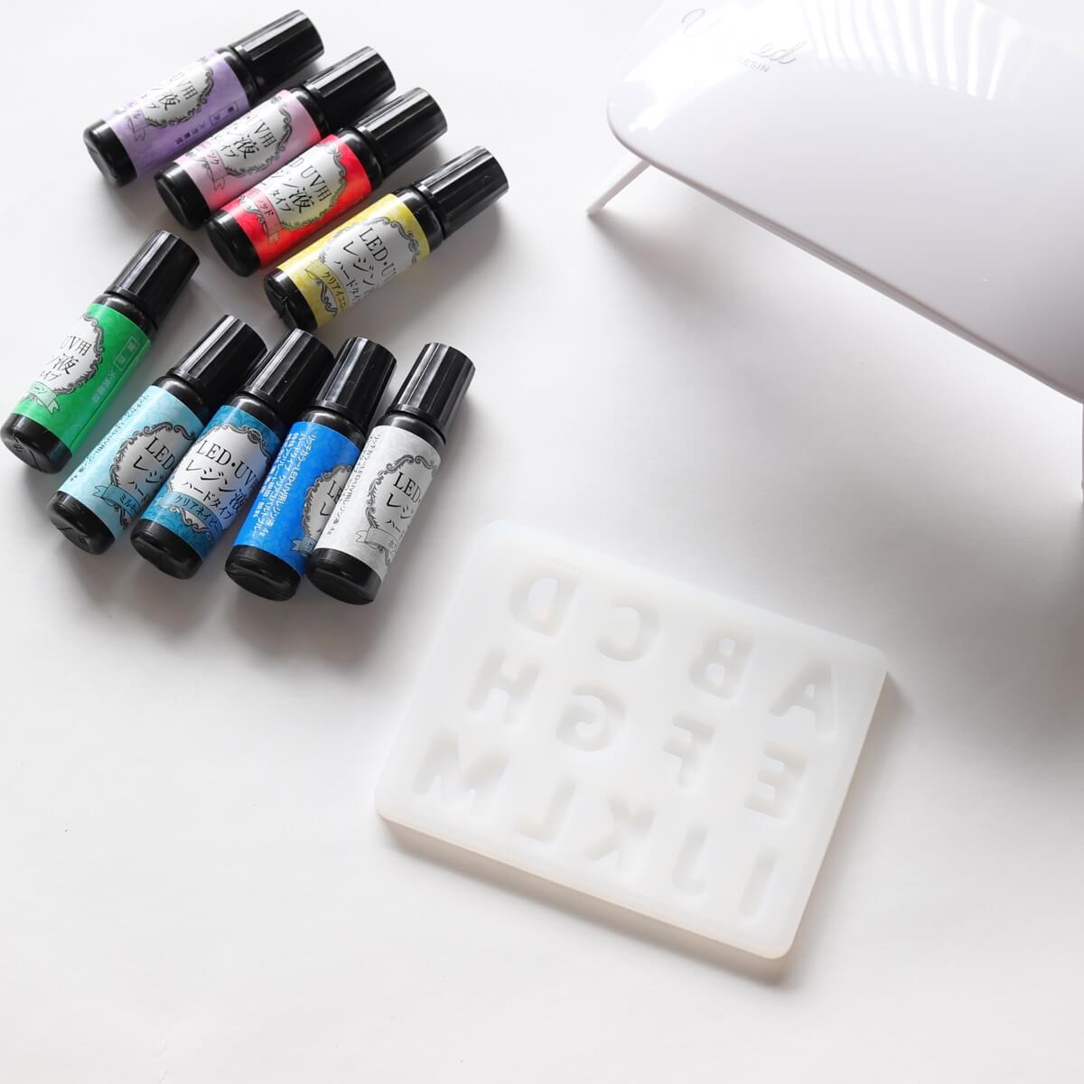 レジン型 DE-911 シリコンモールド アルファベット 大 347936