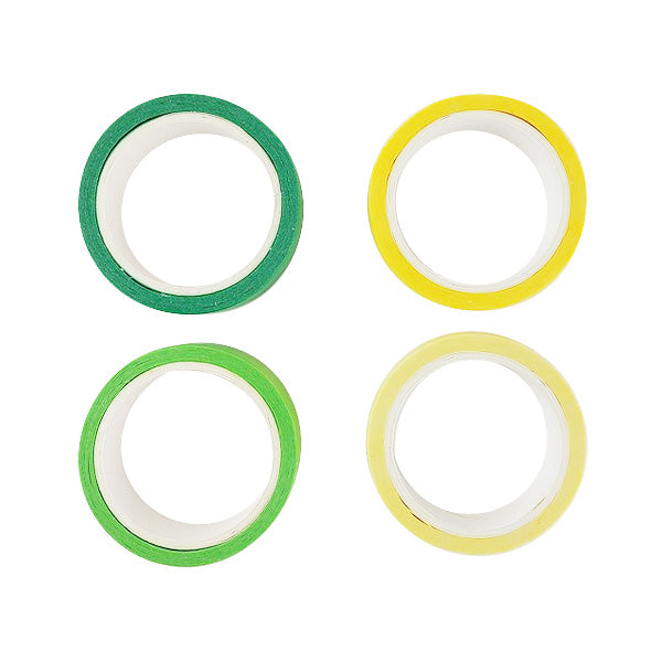 マスキングテープ推し色2巻 緑・黄 348165