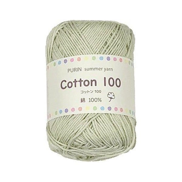 毛糸 夏糸 サマーヤーン 綿100% コットン100 20g 6 ミント 348213