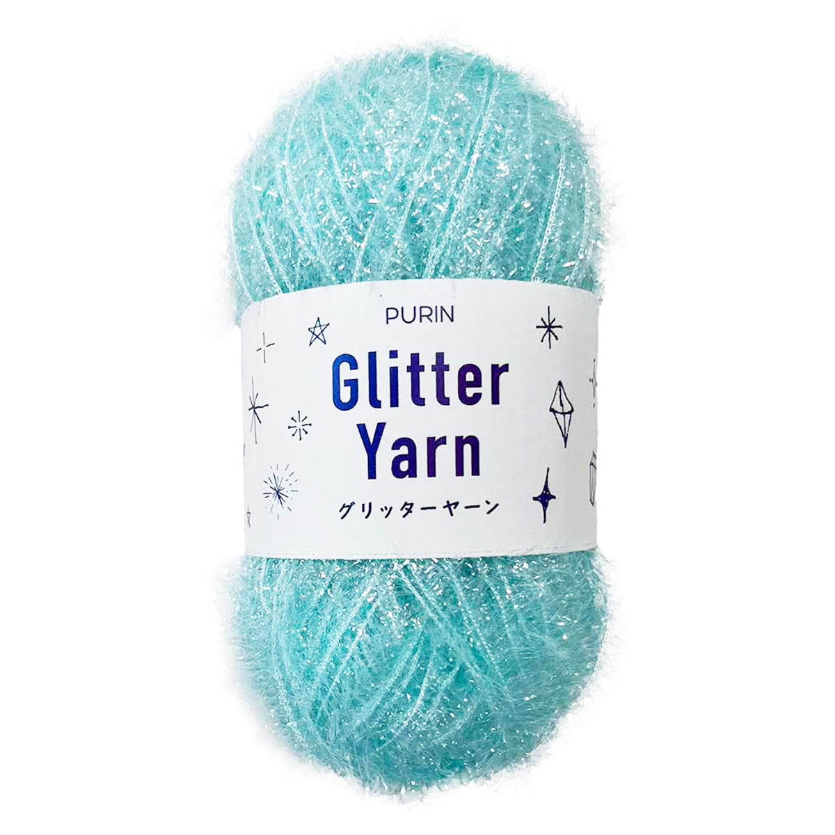 グリッターヤーン 25g 4サックス 348225