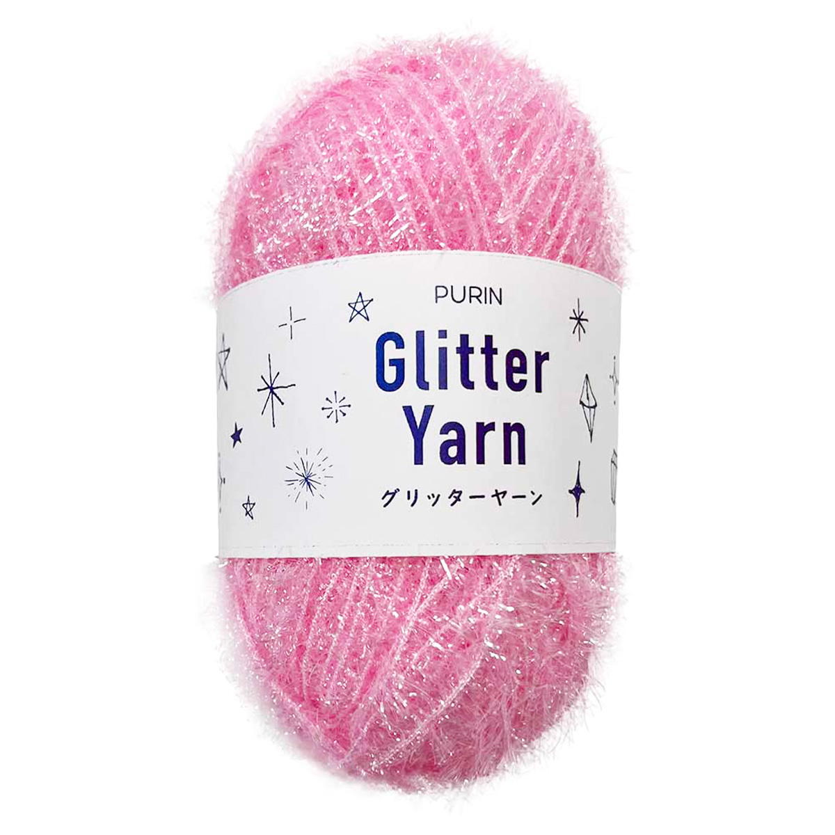 グリッターヤーン 25g 6ピンク 348227