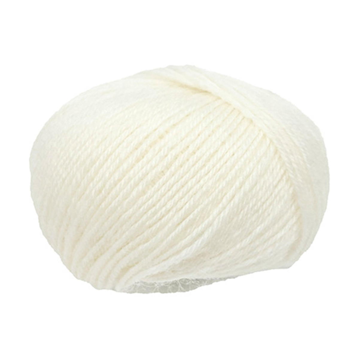 純毛中細 201 ホワイト 348232