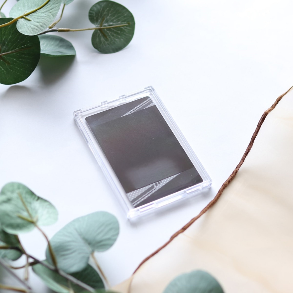 トレカ収納ケース トレーディングカード収納ファイル マイコレ チェキ用クリアフレーム 349189