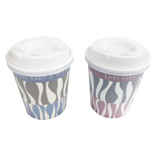 ペーパーカップ 紙カップ 断熱カップ フタ付 250ml 使い捨てカップ 3個入り 349618